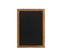 EUROPEL Chalkboard with frame - Wall Mounted Chalk Writing Board for Home, Kitchen, Office, School, Bar, Party Event Decoration - Blackboard for Reminder, Message, Advertising (50x70cm) - Natural Look