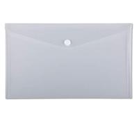 Europel Pack of 5 Wallet Folder A3 Size Envelope Document Folder with Hook & Loop Closure Clear & Transparent for Home, Offices, School & Businesses Landscape Document Organizer & Holder