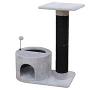 Europet Bernina Cat Tree Geneva Gray/Black 84X60X40Cm With Play Ball