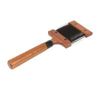 Europet Bernina Japandi Duo-Slicker Brush For All Fur Types, Brown 28cm