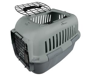 Europet Bernina Transport Cage Adventurer 50 Gray For Cats Child Friendly