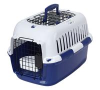 Europet Bernina Transport Cage Adventurer 50 Navy for Dogs up To 10 KG 49x32x32