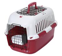 Europet Bernina Transport Cage Adventurer 50 Red for Cats To 10 KG 49x32x32
