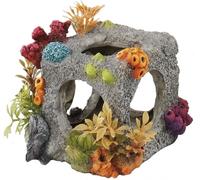 Aqua Della Aquarium Decoration Cube Coral 12X11Cm Ornamental Fish Safe