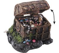 Aqua Della Aquarium Decoration Treasure Chest 13X10X10 Cm With Aerator