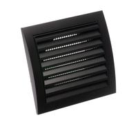 EUROPLAST Ø 100mm / 4 inch Air Vent Cover - Ventilation Grille with Flyscreen - ABS Plastic Anthracite