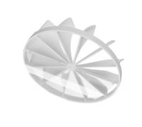 Ø 100mm / 4 inch Extractor Fan Non Return Valve - Ducting Pipe - Plastic - White