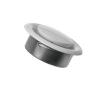 EUROPLAST Ø 125mm / 5'' Adjustable Diffuser - Air Exhaust Valve - Ventilation Ducting Cover - Metal - White
