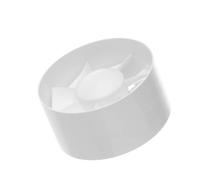 EUROPLAST Ø 150mm | 6 inch Round Pipe Fan - Bathroom Fan - Duct Fan - Plastic - White