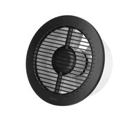 EUROPLAST Ø 150mm Bathroom Extractor Fan with Round Front - 6 inch Extractor fan Bathroom - Anthracite Extractor Fan kitchen, garage, bathroom - Ventilation Fan