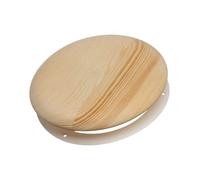 EUROPLAST Ø 160mm - 6.3 inch Universal Supply and Extract Diffuser for Sauna - Adjustable Air Valve for Wall and Ceiling - Ventilation Cover - Wooden