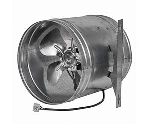 EUROPLAST Ø 250mm / 10 inch Metal Inline Duct Fan - Industrial Ducting Extractor - Axial Ventilator - Galvanized Steel