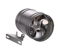 EUROPLAST Ø 160mm / 6 inch Metal Inline Duct Fan - Industrial Ducting Extractor - Axial Ventilator - Galvanized Steel