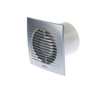 EUROPLAST Bathroom Fan Diameter 100 mm Plastic Silver with Humidity Sensor and Timer