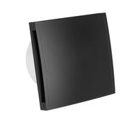 EUROPLAST Diameter 125mm Light Switch Activation Bathroom Extractor Fan - 5 inch Anthracite Extractor Fan with a front panel - Extractor fan Kitchen, Bathroom, Garage Axial Ventilation fan