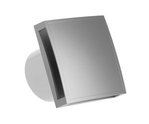 EUROPLAST Diameter 125mm Light Switch Activation Bathroom Extractor Fan - 5 inch Silver Extractor Fan with a front panel - Extractor fan Kitchen, Bathroom, Garage Axial Ventilation fan