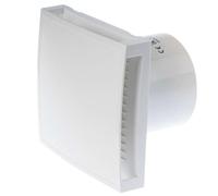 EUROPLAST Diameter 150mm Light Switch Activation Bathroom Extractor Fan - 6 inch White Extractor Fan with a front panel - Extractor fan Kitchen, Bathroom, Garage Axial Ventilation fan