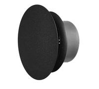 EUROPLAST Wall Metal Diffuser - 125mm Anthracite Supply Exhaust Air Valve - 5 inch Ceiling Adjustable Vent - Extractor Fan Vent Cover - Round Ventilation Grille for Bathroom Kitchen Garage