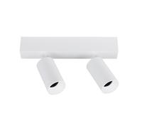 EuroPole 29320016 Anovi Universal 6W LED 120mm 2-Way Surface Downlight Dimmable Adjustable Round Matt White 2700K/3000K/4000K