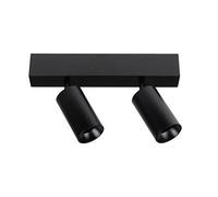 EuroPole 29321 Anovi Universal GU10 120mm 2-Way Surface Downlight Adjustable Round Matt Black