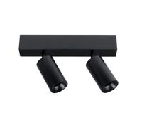 EuroPole 29321016 Anovi Universal 6W LED 120mm 2-Way Surface Downlight Dimmable Adjustable Round Matt Black 2700K/3000K/4000K