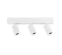 EuroPole 29330 Anovi Universal GU10 120mm 3-Way Surface Downlight Adjustable Round Matt White