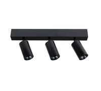 EuroPole 29331016 Anovi Universal 6W LED 120mm 3-Way Surface Downlight Dimmable Adjustable Round Matt Black 2700K/3000K/4000K