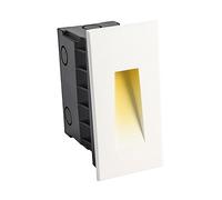 EuroPole 37220 Set In 3W LED IP67 Fixed Vertical Recessed Wall Light White 3000K