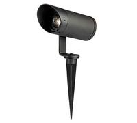 EuroPole 38200 Tube 1 5W LED IP65 Spike Spotlight Black 3000K