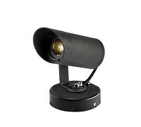 EuroPole 38300 Tube 1 5W LED IP65 Ground Surface Mount Spotlight Black 3000K