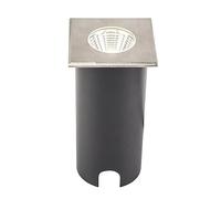 EuroPole 53991 Coloss 1 5W LED IP67 Square Walk Over Recessed Ground Light Stainless Steel 4000K