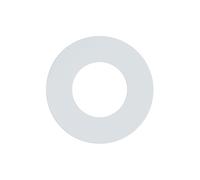 EuroPole 5700 Fixed Round Bezel for LED'Up Universal 57016 Matt White