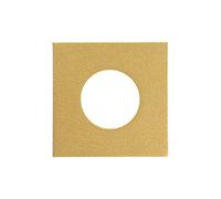 EuroPole 5726 Fixed Square Bezel for LED'Up Universal 57016 Gold