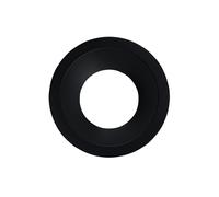 EuroPole 5755 Fixed Baffled Round Bezel for LED'Up Universal 57016 Matt Black