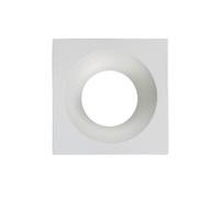 EuroPole 5760 Fixed Baffled Square Bezel for LED'Up Universal 57016 Matt White