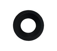 EuroPole 5775D Fixed Baffled Asymmetrical Round Bezel for LED'Up Universal 57016 Matt Black/Gold