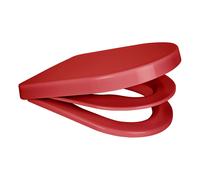 EuroShowers D Shape Potty Training Multi Toilet Seat (with Removable Child Seat) - Red
