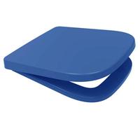 Euroshowers Dementia Friendly Top Fix Blue V20 Square Soft Close Toilet Seat 356X434mm