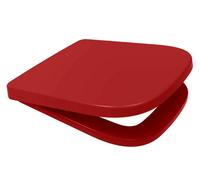 Euroshowers Dementia Friendly Top Fix Red V20 Square Soft Close Toilet Seat 356X434mm