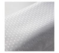 EuroShowers Diamond White Shower Curtain with Weighted Hem - 180x180cm