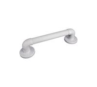 EuroShowers Plastic Fluted Grab Rail Bar (12" / 30cm) - White