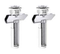 Euroshowers Quick Fix Toilet Seat Anchor Plug Grommets, One-Hand Operation, Integrated Toggle Fixing, Top and Bottom Fix Toilet Pan Compatible