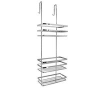Euroshowers Shower Shelf for Hanging, Stainless Steel, Shower Shelf, No Drilling, Non-Slip Shower Basket for Hanging, with Towel Holder,