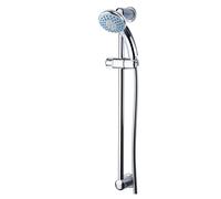 EuroShowers SimpleJet Shower Head, Hose, Rail and Riser Shower Set