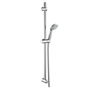 EuroShowers SuperJet Shower Head, Hose, Rail and Riser Shower Set