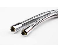 Euroshowers SuperLux WRAS Approved Chrome Plated Stainless Steel Replacement Shower Hose (175cm / 1.75m)