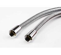 Euroshowers SuperLux WRAS Approved Chrome Plated Stainless Steel Replacement Shower Hose (75cm / 0.75m)