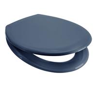 Euroshowers Top Fix Denim Blue Soft Close Quick Release Toilet Seat 375X445mm