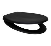 Euroshowers Top Fix Matt Black Soft Close Toilet Seat