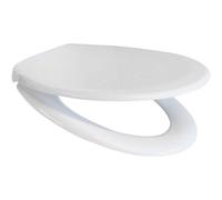 Euroshowers Top Fix White Oval Soft Close Quick Release Toilet Seat 375X445mm